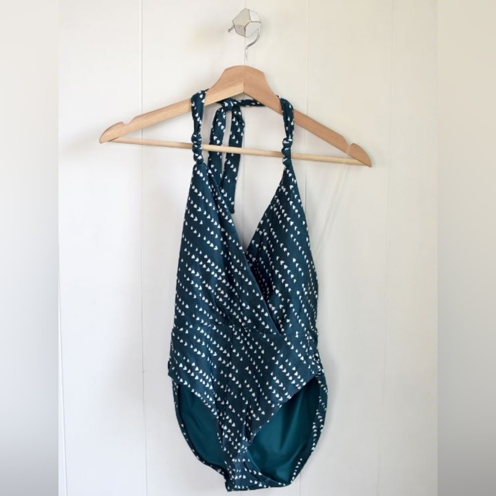 ☆ VIX Paula Germany Teal Print One Piece Swimsuit